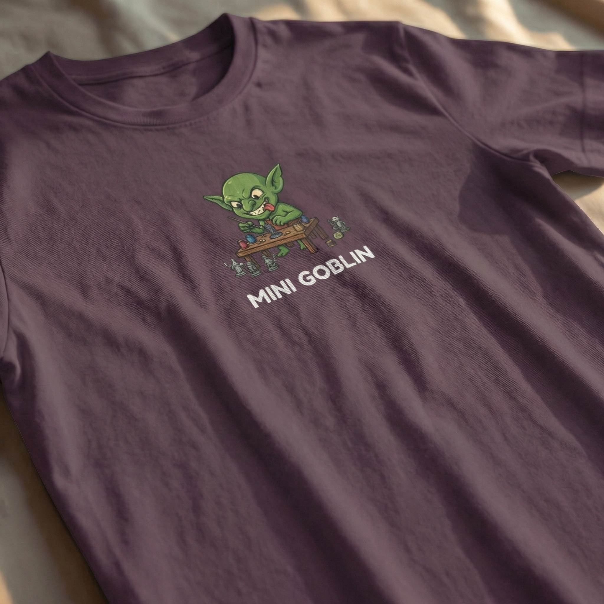 Mini Goblin T-Shirt | Funny DnD Tee | Dungeons and Dragons Gift | Miniature Painting Shirt | Gift for D&D Players