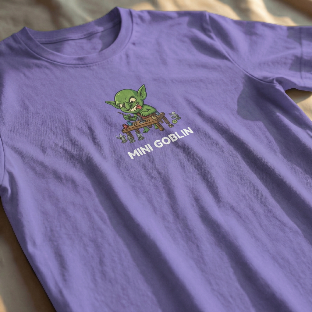 Mini Goblin T-Shirt | Funny DnD Tee | Dungeons and Dragons Gift | Miniature Painting Shirt | Gift for D&D Players
