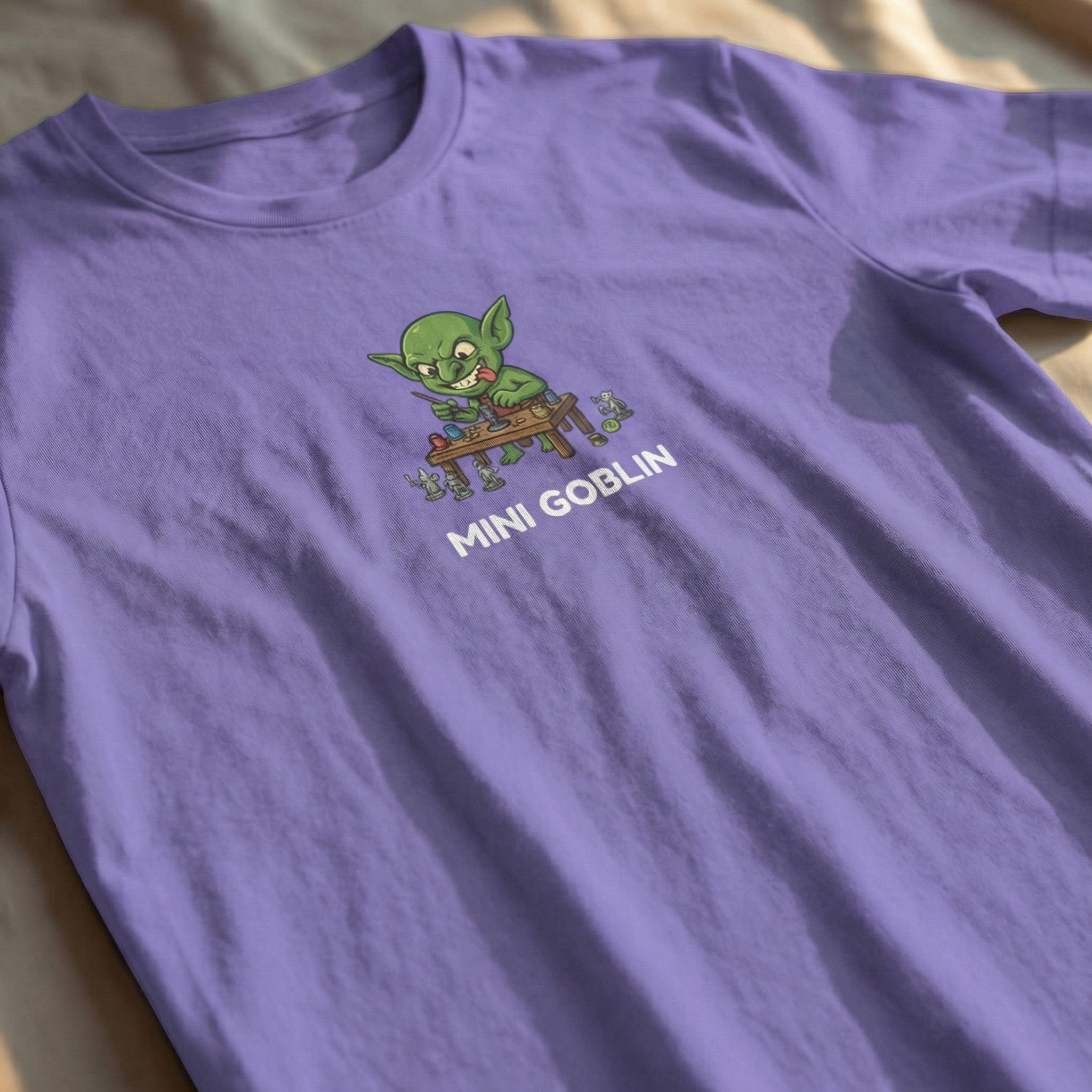 Mini Goblin T-Shirt | Funny DnD Tee | Dungeons and Dragons Gift | Miniature Painting Shirt | Gift for D&D Players