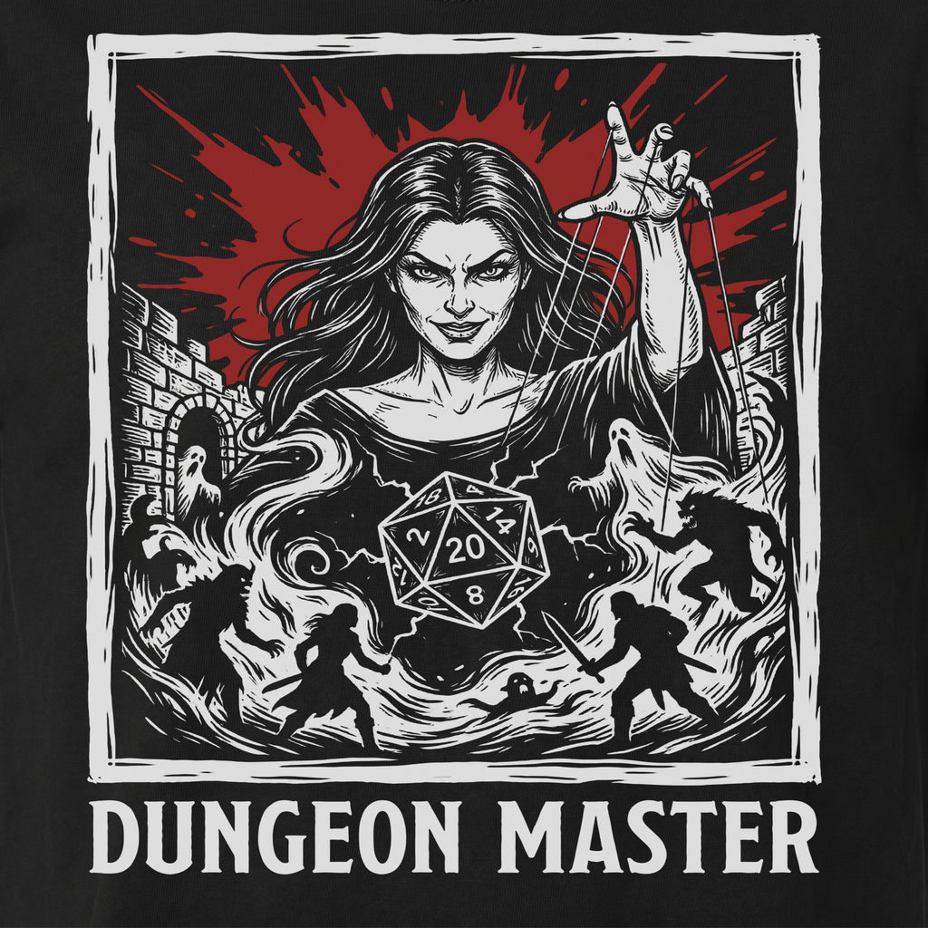 Dungeon Master T-Shirt | D&D Game Master Gift | Unisex Comfort Colors® 1717 Female Design