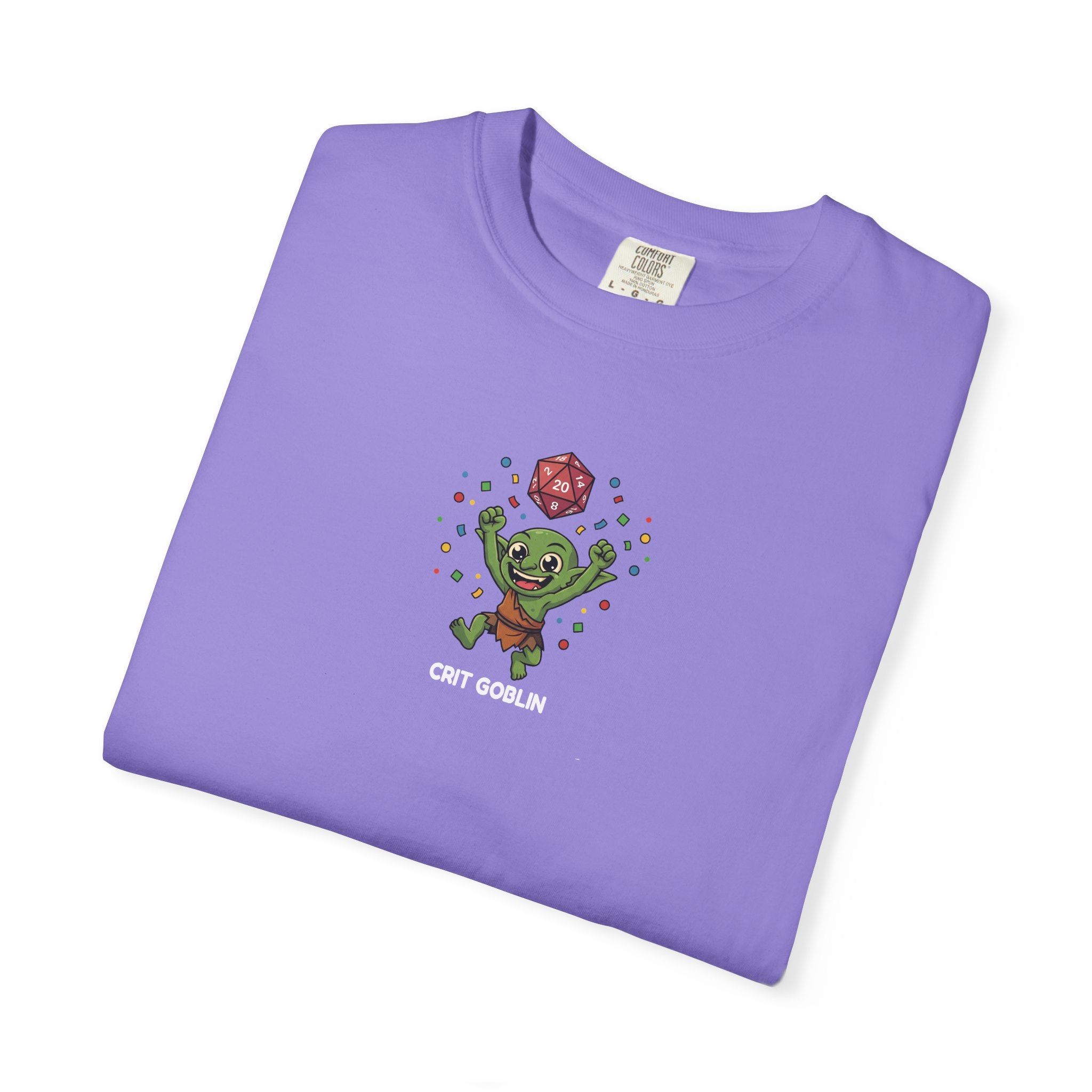 Crit Goblin T-Shirt | Funny DnD Tee | Dungeons and Dragons Gift | Natural 20 Shirt | Gift for D&D Players