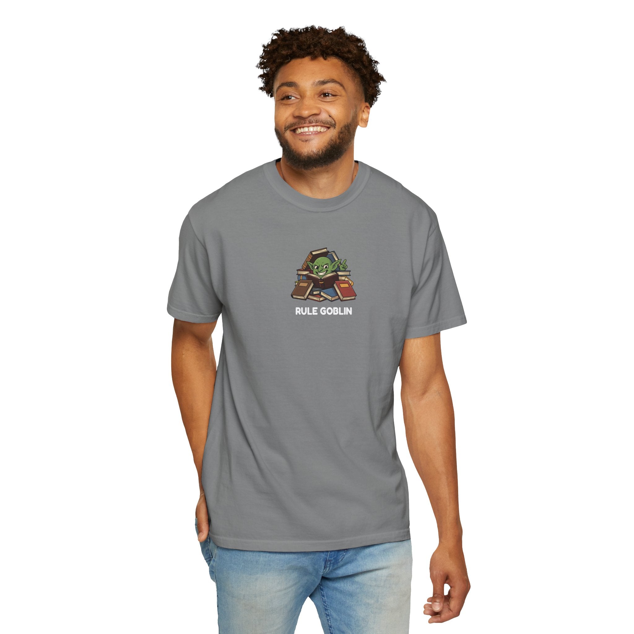 Rule Goblin T-Shirt | Funny DnD Tee | Dungeons and Dragons Gift | Rulebook Shirt | Gift for D&D Players