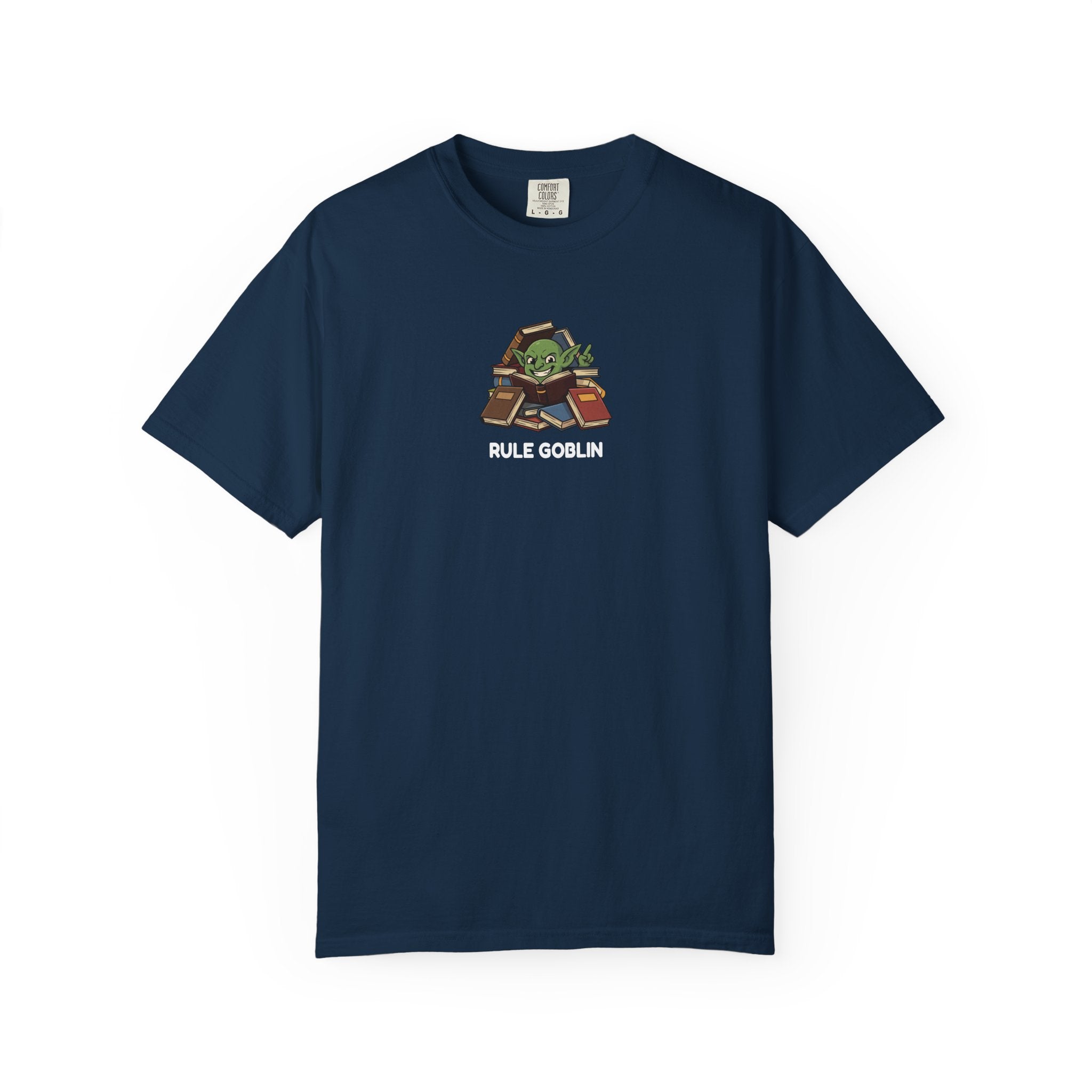 Rule Goblin T-Shirt | Funny DnD Tee | Dungeons and Dragons Gift | Rulebook Shirt | Gift for D&D Players