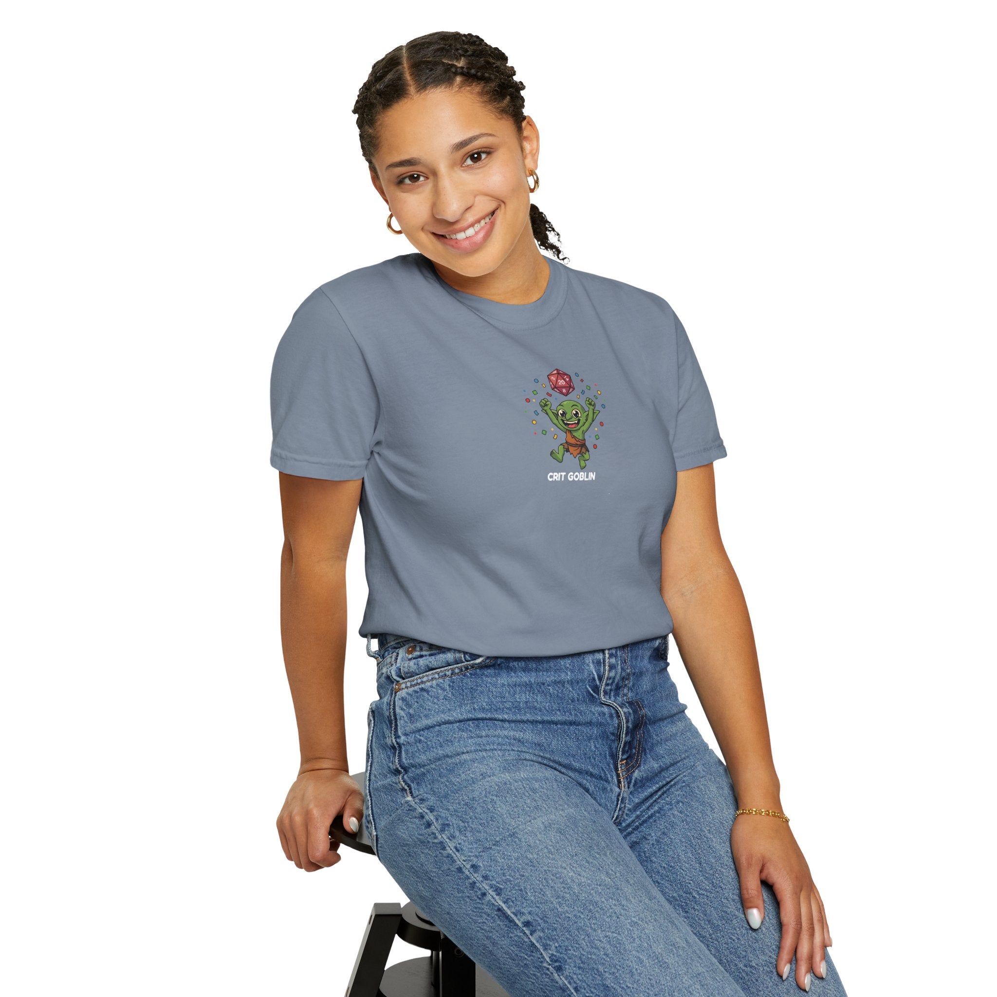 Crit Goblin T-Shirt | Funny DnD Tee | Dungeons and Dragons Gift | Natural 20 Shirt | Gift for D&D Players