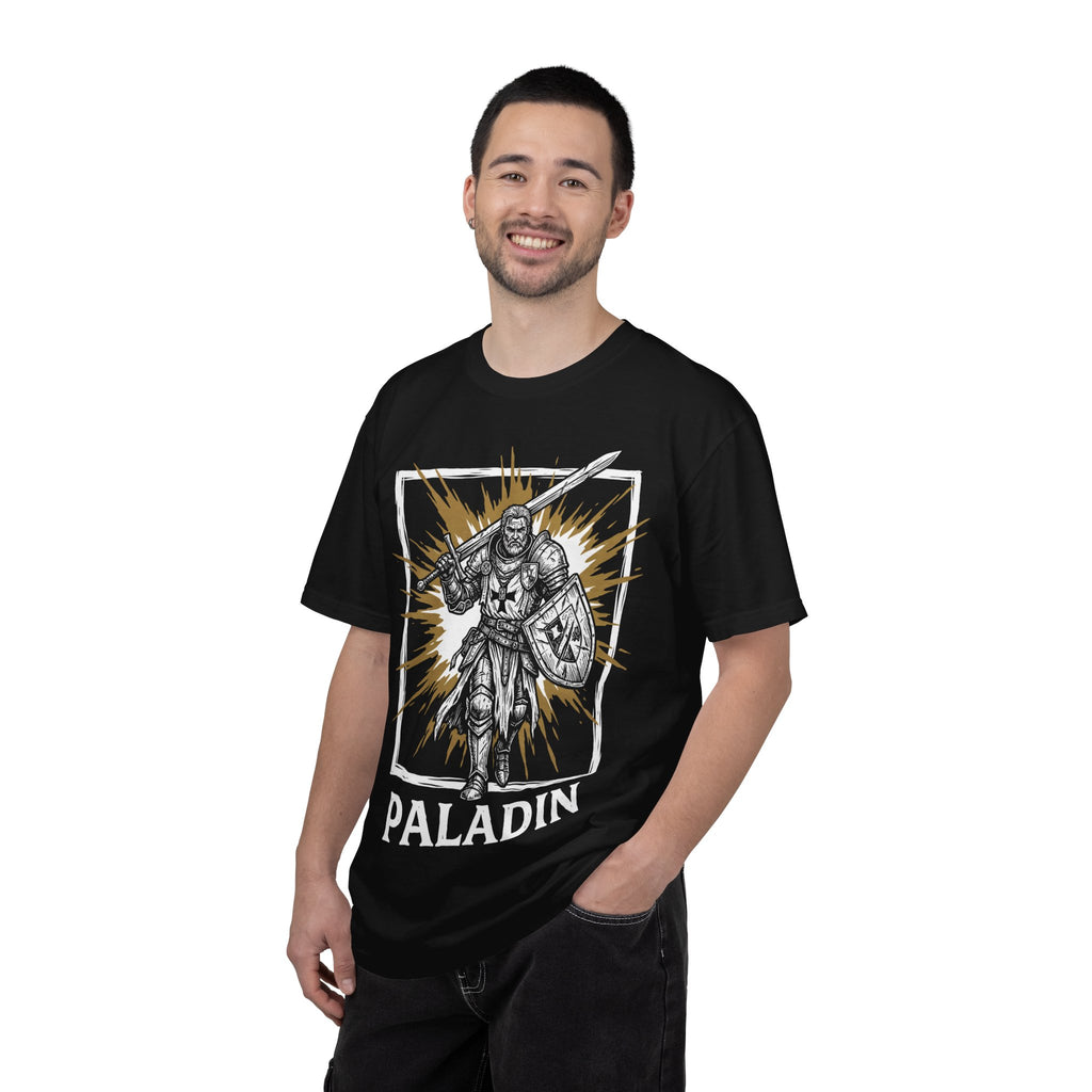 Paladin Class T-Shirt | D&D Divine Smite & Holy Warrior Gift | Unisex Comfort Colors® 1717 Male Design
