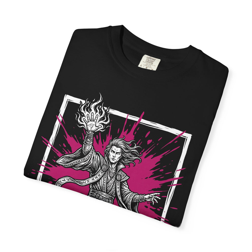 Sorcerer Class T-Shirt | D&D Innate Magic & Spellcaster Gift | Unisex Comfort Colors® 1717 Male Design