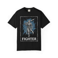 Fighter Class T-Shirt | D&D Warrior & Greatsword Gift | Unisex Comfort Colors® 1717 Female Design