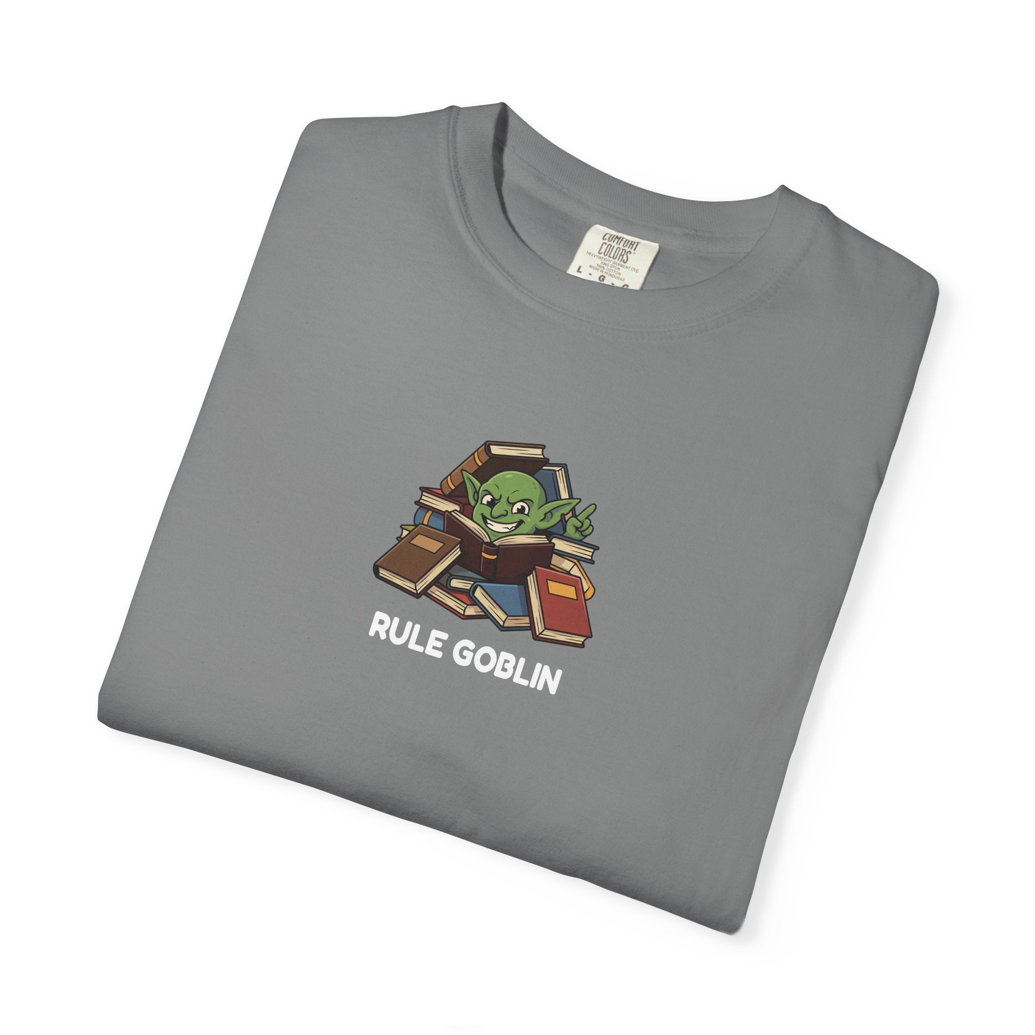 Rule Goblin T-Shirt | Funny DnD Tee | Dungeons and Dragons Gift | Rulebook Shirt | Gift for D&D Players