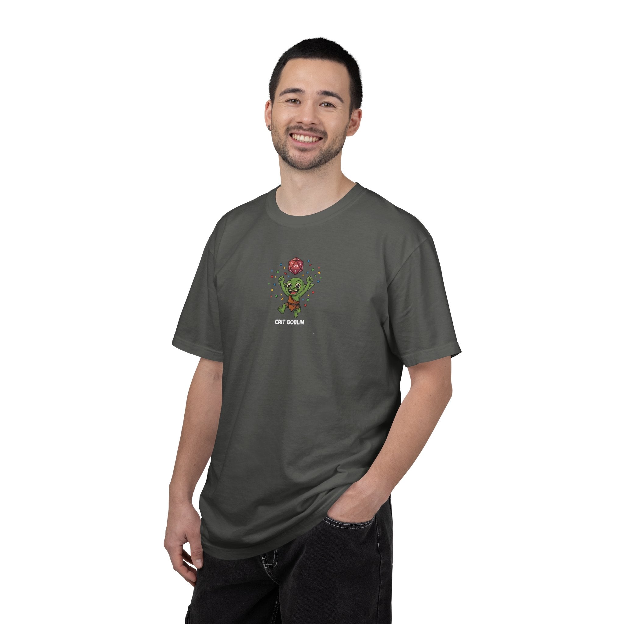 Crit Goblin T-Shirt | Funny DnD Tee | Dungeons and Dragons Gift | Natural 20 Shirt | Gift for D&D Players