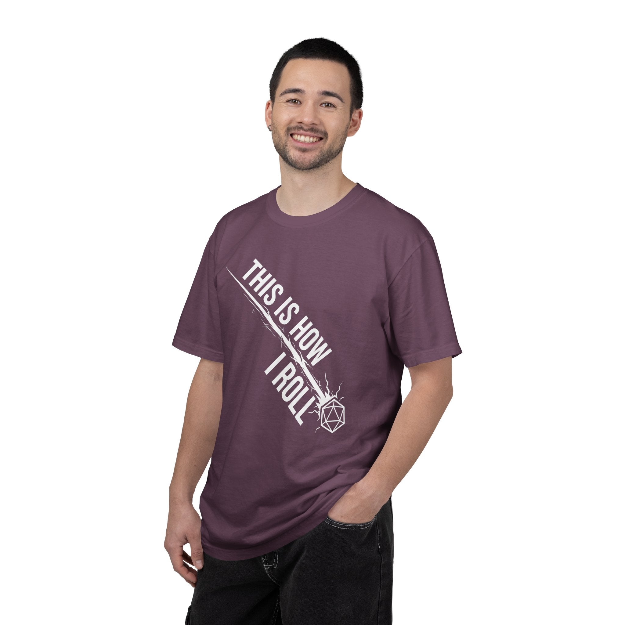 This Is How I Roll T-Shirt | Funny D20 RPG Dice Gift | Unisex Comfort Colors® 1717