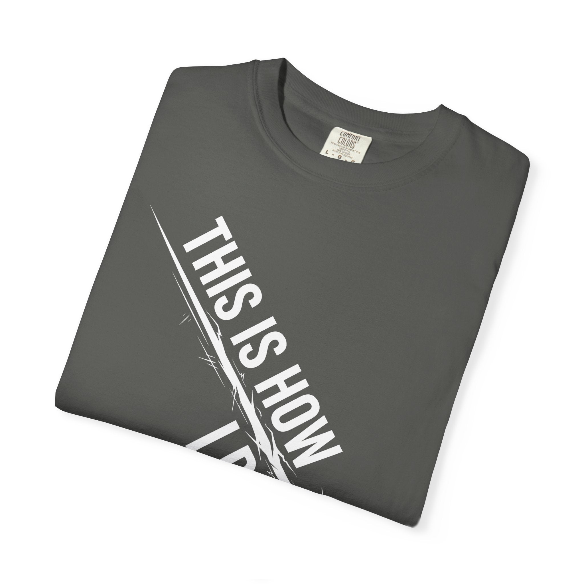 This Is How I Roll T-Shirt | Funny D20 RPG Dice Gift | Unisex Comfort Colors® 1717