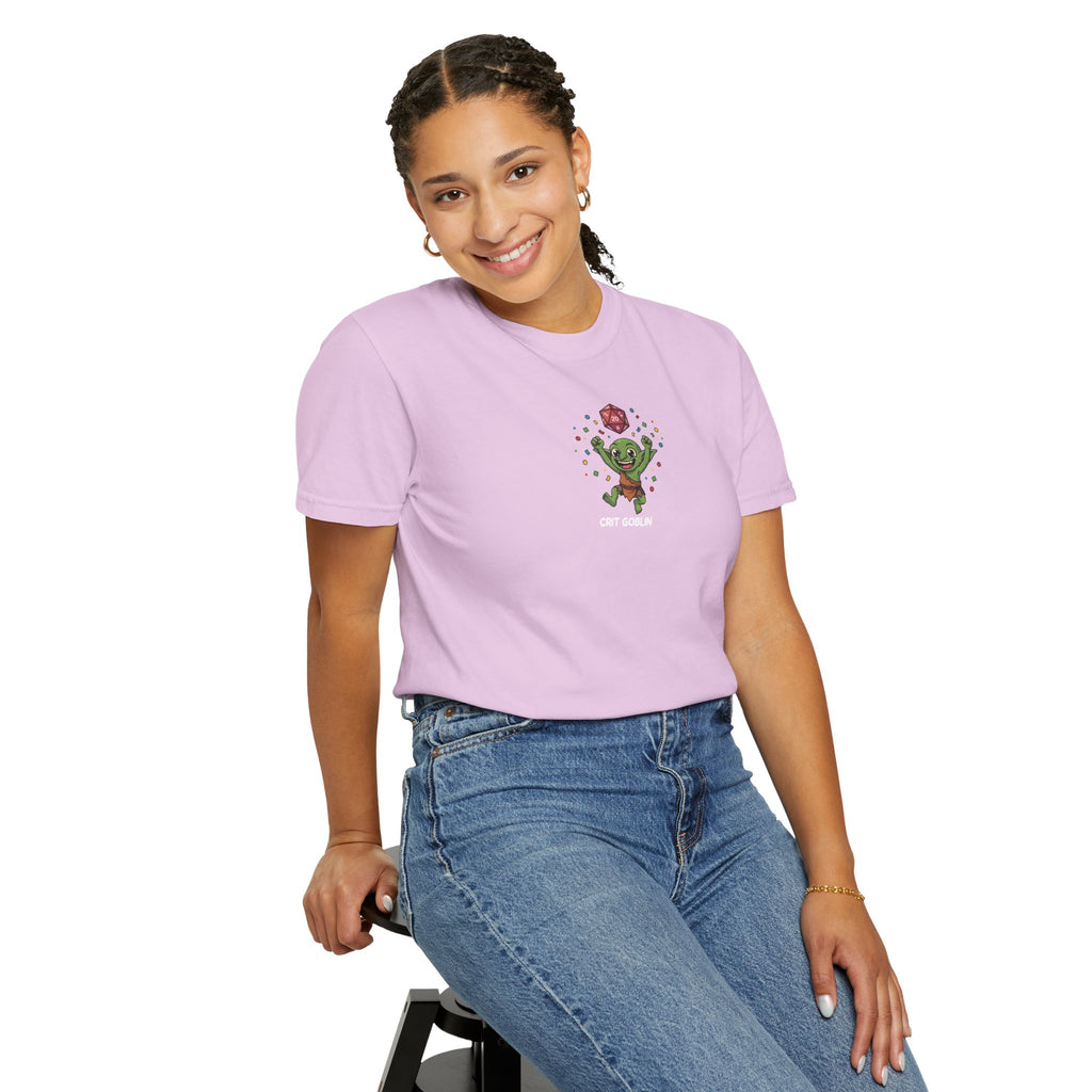 Crit Goblin T-Shirt | Funny DnD Tee | Dungeons and Dragons Gift | Natural 20 Shirt | Gift for D&D Players