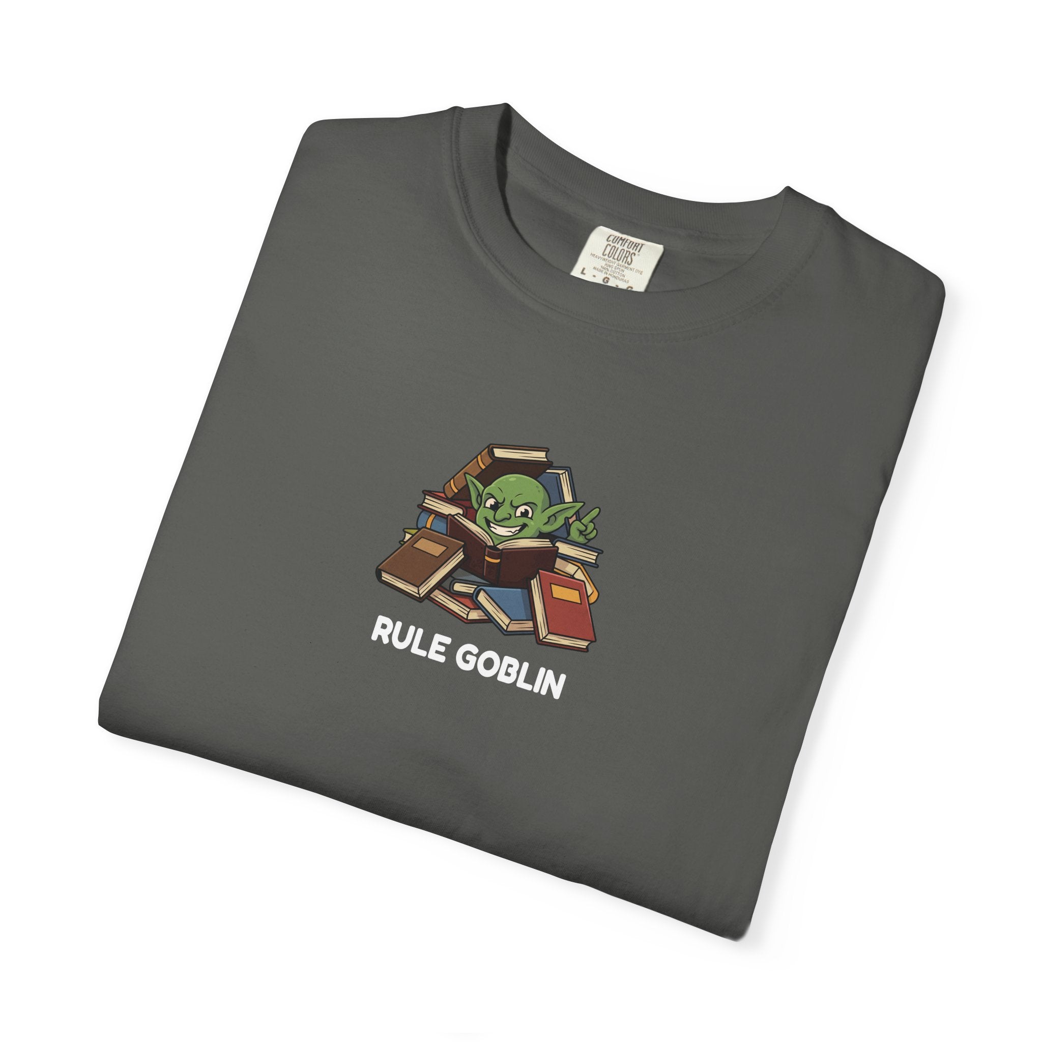Rule Goblin T-Shirt | Funny DnD Tee | Dungeons and Dragons Gift | Rulebook Shirt | Gift for D&D Players