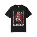 Barbarian Class T-Shirt | D&D Rage & Great Axe Gift | Unisex Comfort Colors® 1717 Female Design