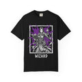 Wizard Class T-Shirt | D&D Arcane Magic & Spellbook Gift | Unisex Comfort Colors® 1717 Female Design