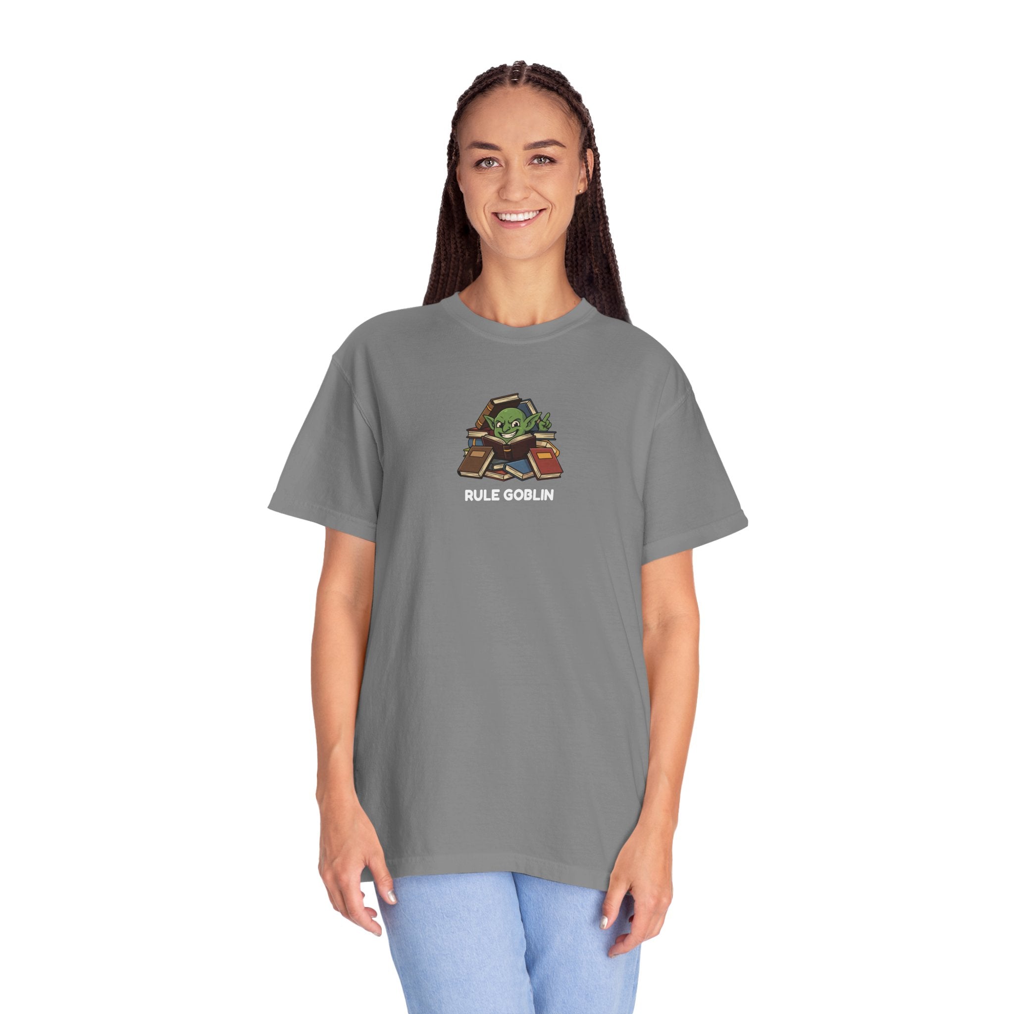 Rule Goblin T-Shirt | Funny DnD Tee | Dungeons and Dragons Gift | Rulebook Shirt | Gift for D&D Players