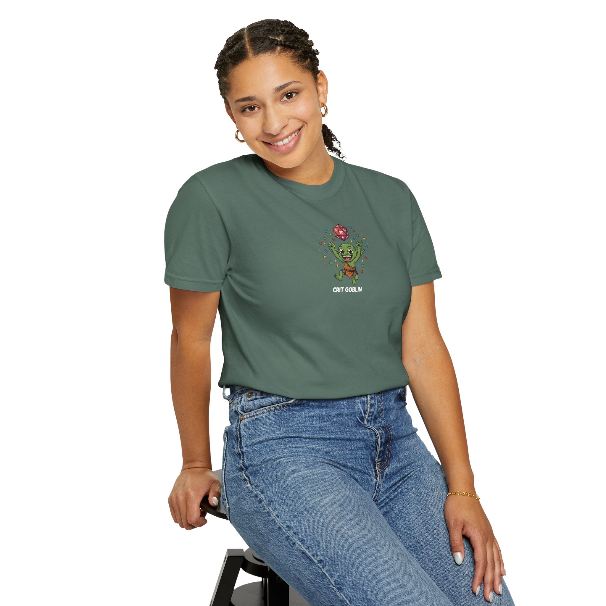 Crit Goblin T-Shirt | Funny DnD Tee | Dungeons and Dragons Gift | Natural 20 Shirt | Gift for D&D Players