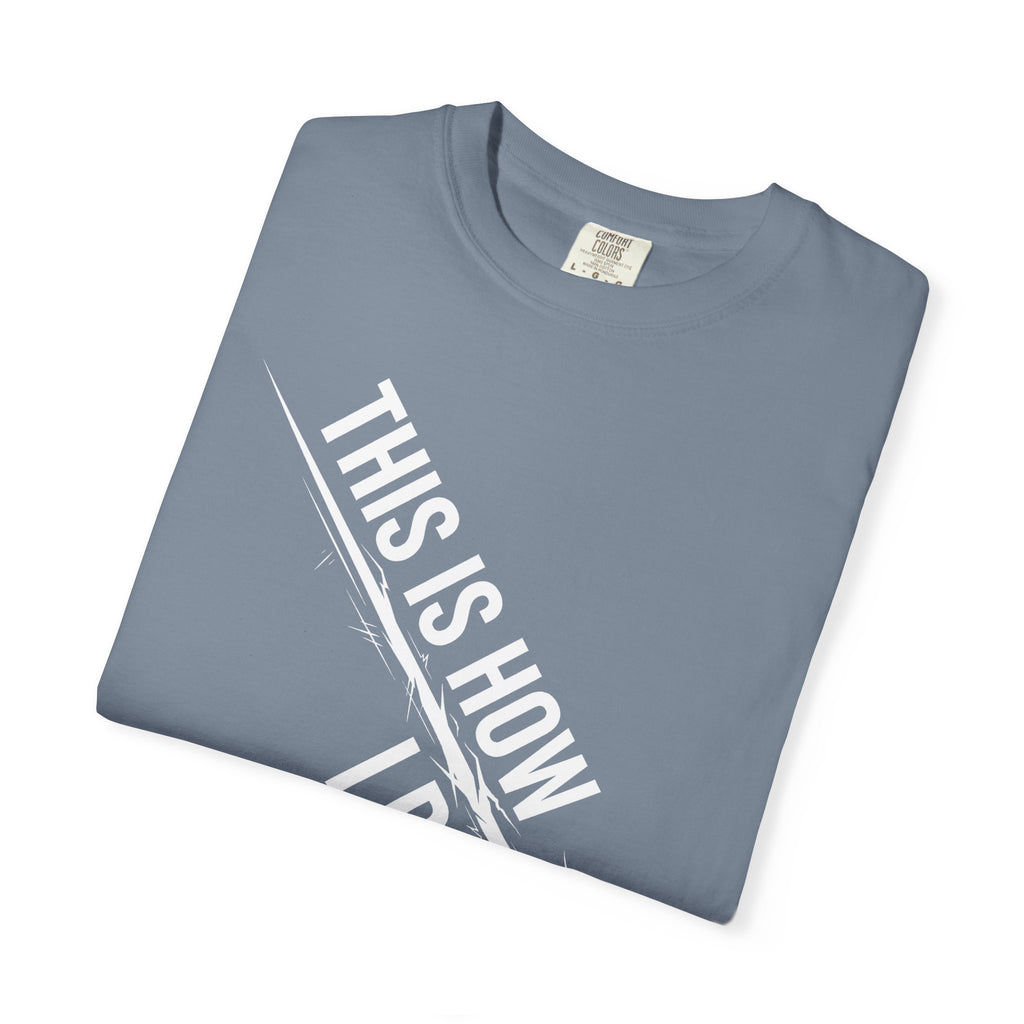 This Is How I Roll T-Shirt | Funny D20 RPG Dice Gift | Unisex Comfort Colors® 1717