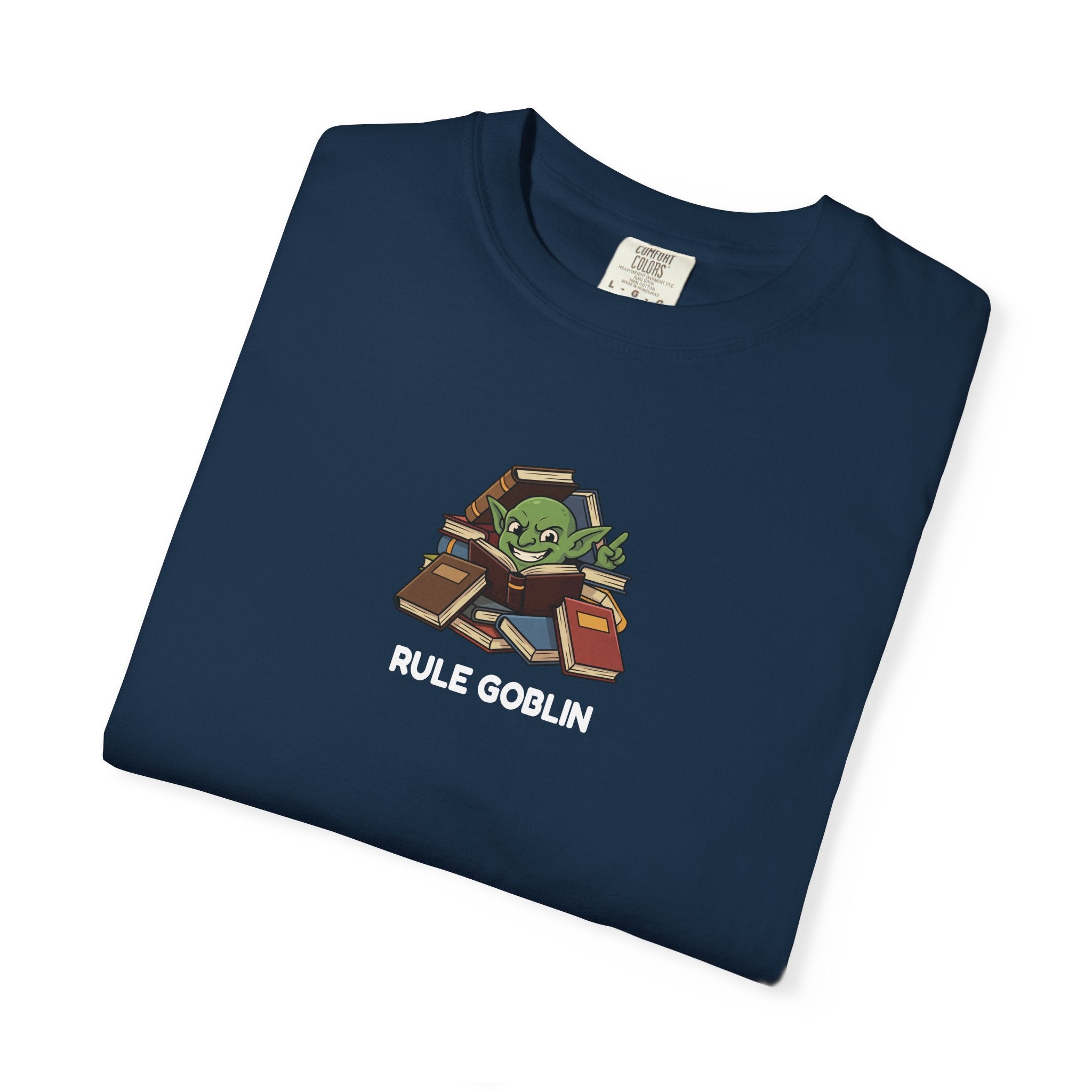 Rule Goblin T-Shirt | Funny DnD Tee | Dungeons and Dragons Gift | Rulebook Shirt | Gift for D&D Players