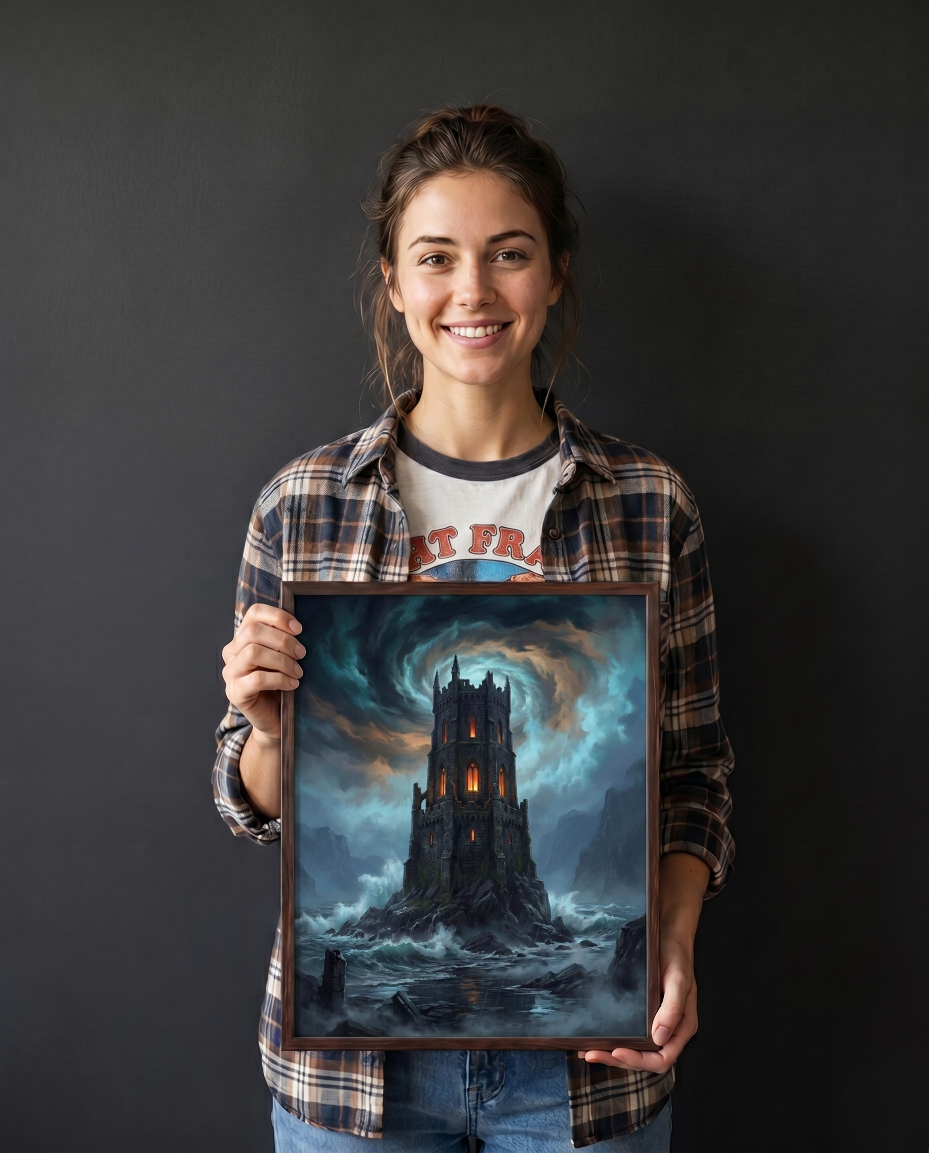 The Storm Tower — Dark Fantasy Art Print